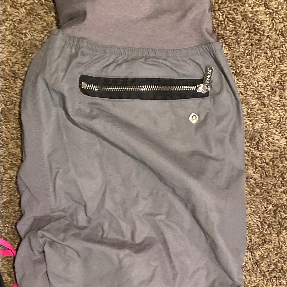 Grey Zumba Fitness Workout Pants XL